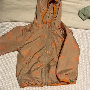Zara Kids Beige and Orange Raincoat